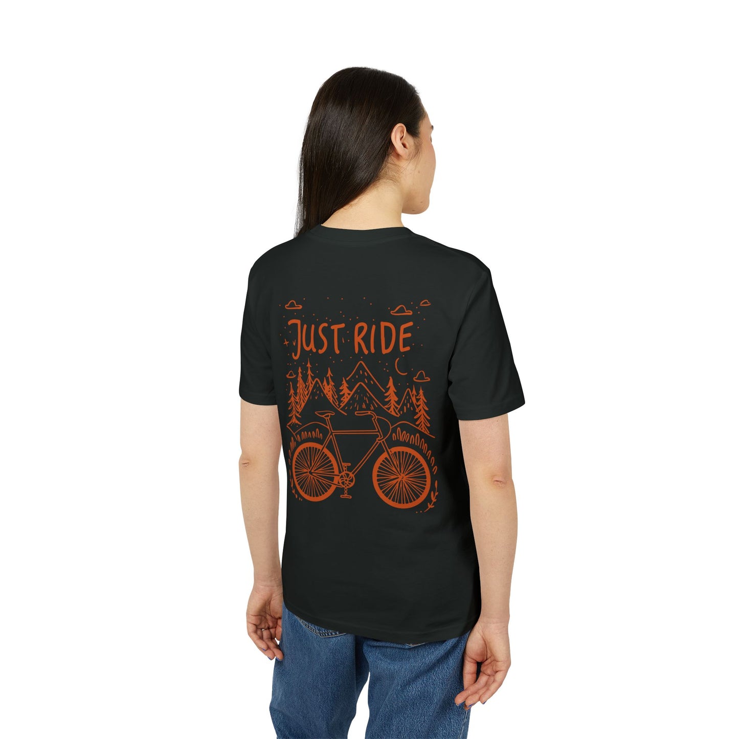 Fahrrad-Abenteuer-T-Shirt, Rennrad-T-Shirt, Just Ride-Shirt, Geschenk für Outdoor-Liebhaber, Vintage-Natur-Top