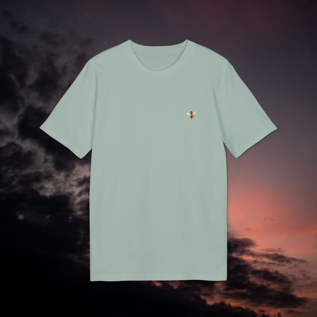 T-Shirt aus Bio-Baumwolle mit Biene Druck vorne und hinten