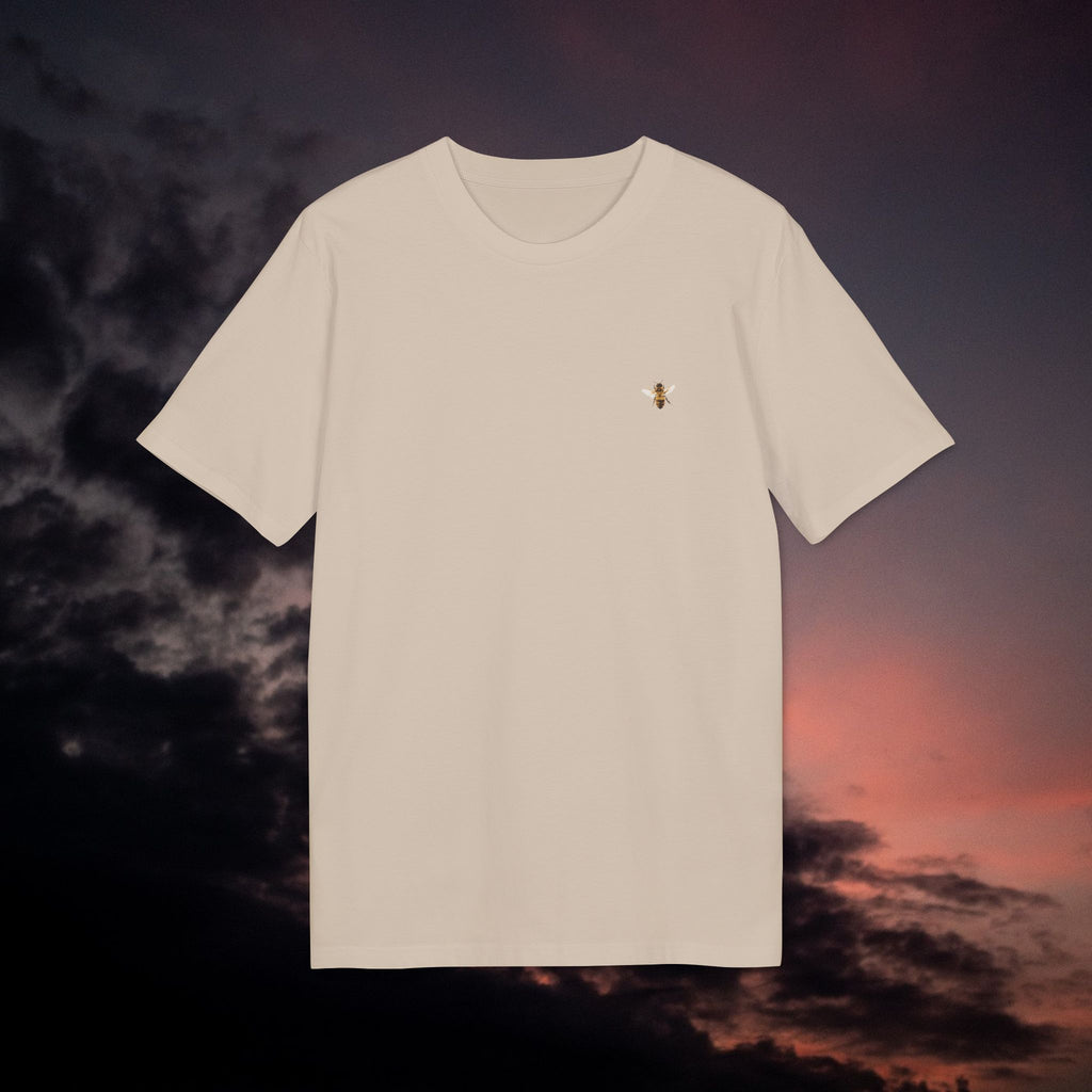 T-Shirt aus Bio-Baumwolle mit Biene Druck vorne und hinten