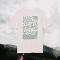 LUFT + LIEBE T-Shirt – Statement-Shirt mit Naturillustration | Rückendruck & Logo vorn | Unisex Bio-Baumwollshirt