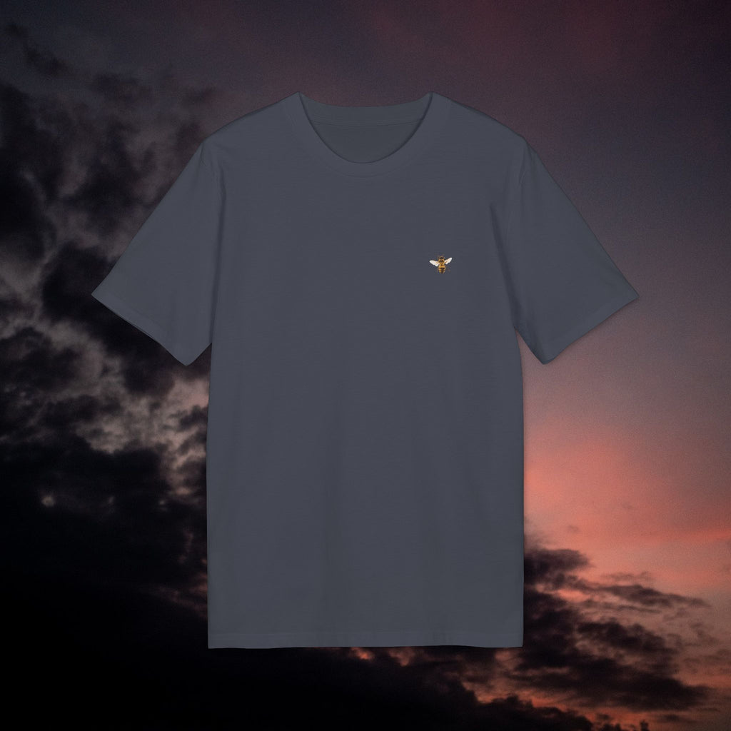 T-Shirt aus Bio-Baumwolle mit Biene Druck vorne und hinten