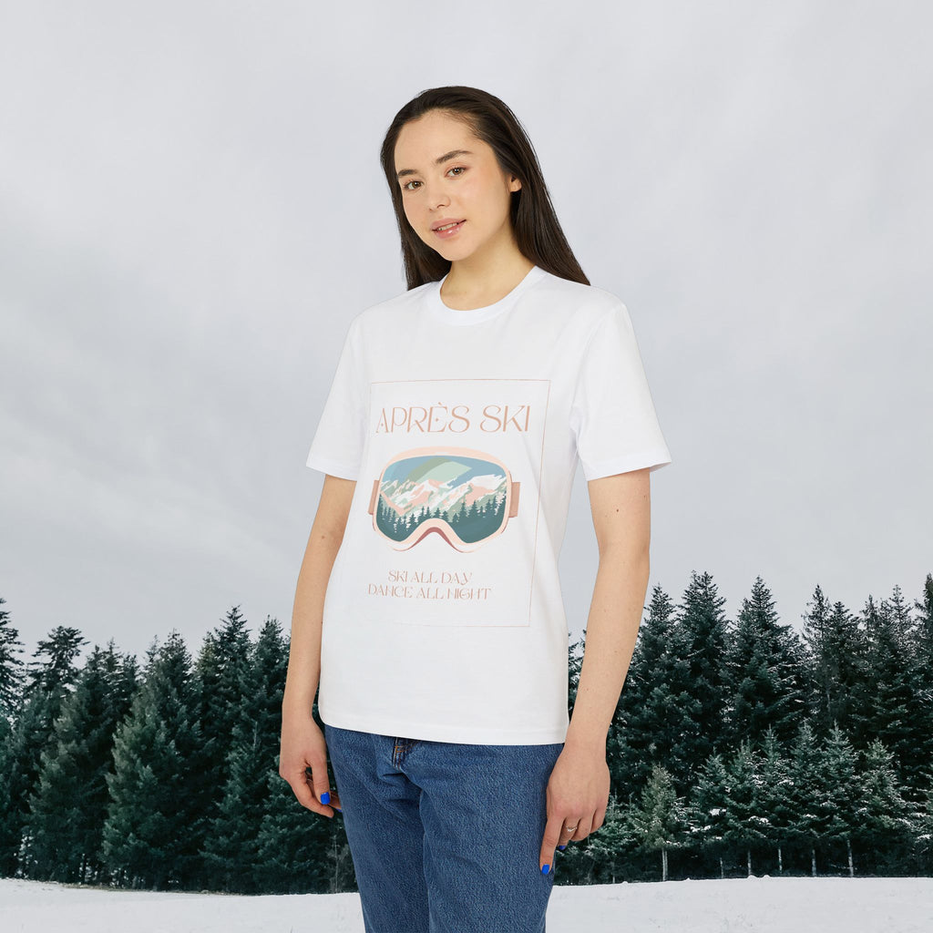 Après-Ski T-Shirt, Ski All Day Dance All Night, Winter Skifahren Tshirt, Skibrille Shirt, Unisex T-Shirt