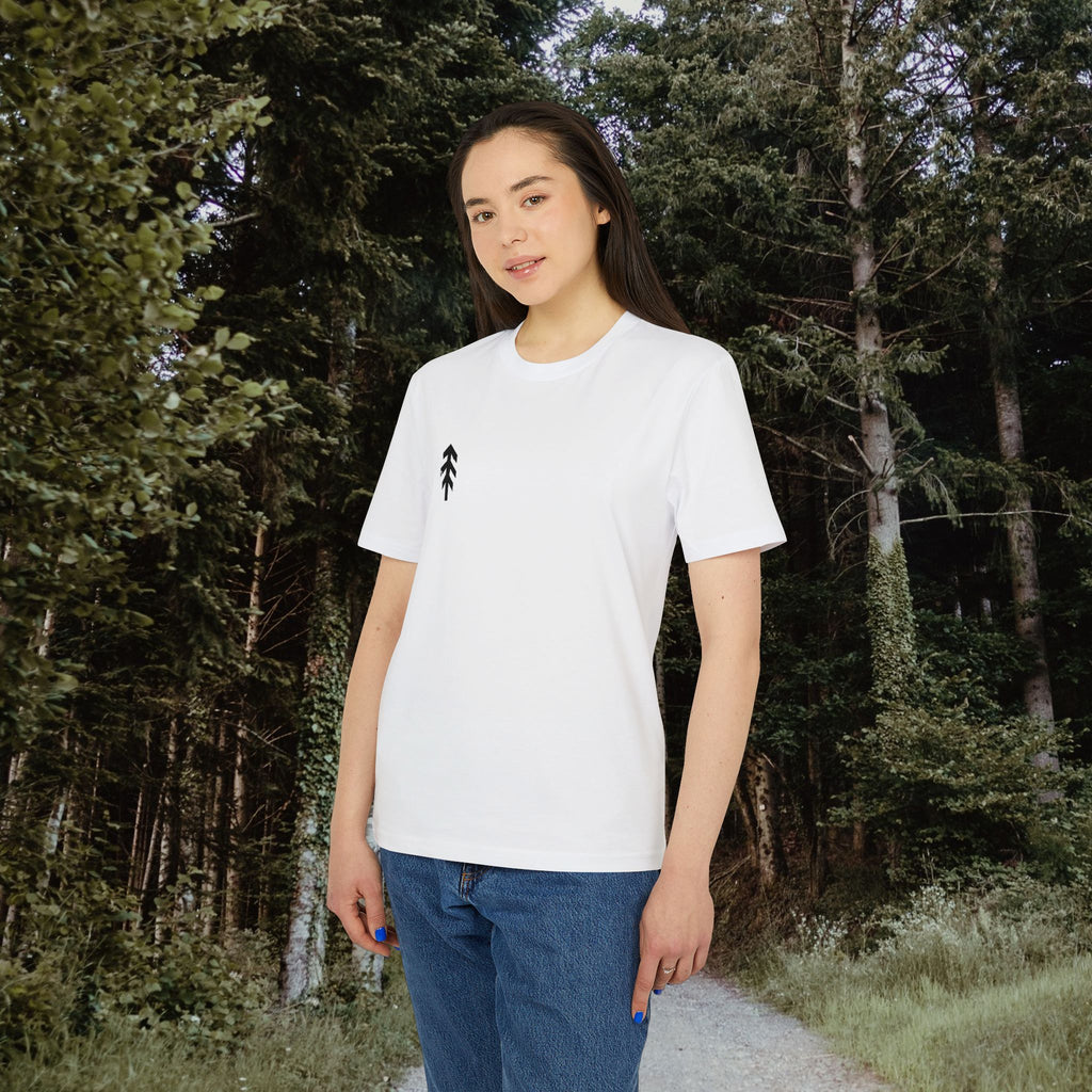 Explorer T-Shirt - Outdoor Shirt mit Wandersohle, Natur-inspiriertes Shirt, Baumwolle, Medium Fit