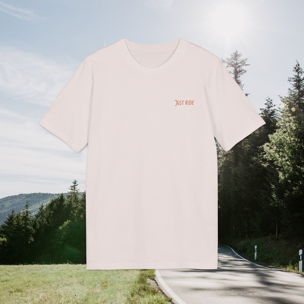 Fahrrad-Abenteuer-T-Shirt, Rennrad-T-Shirt, Just Ride-Shirt, Geschenk für Outdoor-Liebhaber, Vintage-Natur-Top