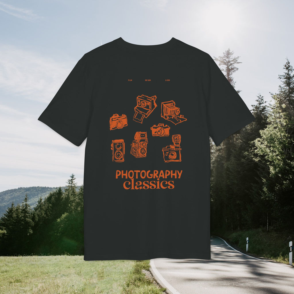 Photography Classics T-Shirt, Retro Kamera Shirt, Geschenk für Fotografen, Vintage Camera Design, Analog Fotografie, Baumwolle