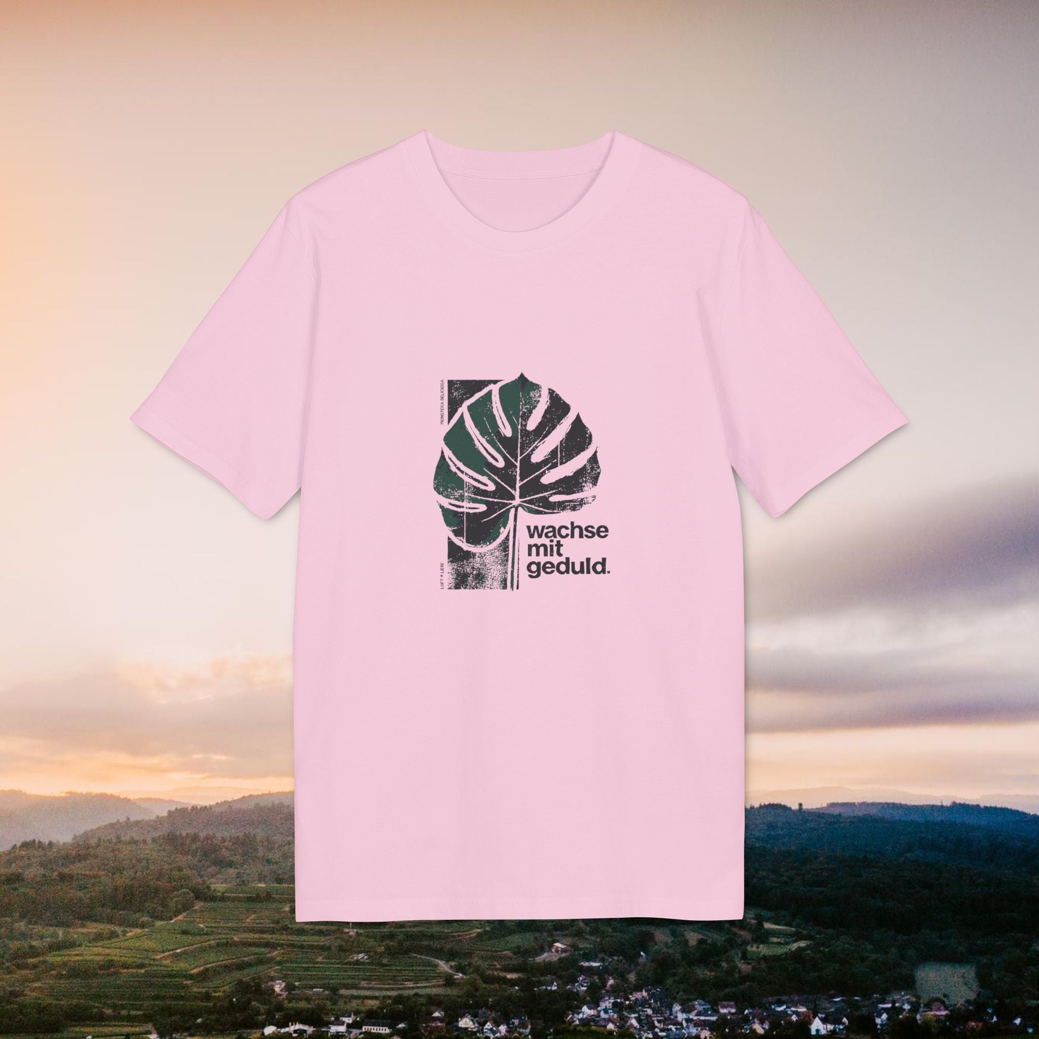 Monstera Deliciosa T-Shirt – Retro Pflanzen Shirt | Unisex Botanisches T-Shirt im Vintage Cottagecore Look | Geschenk für Pflanzenliebhaber