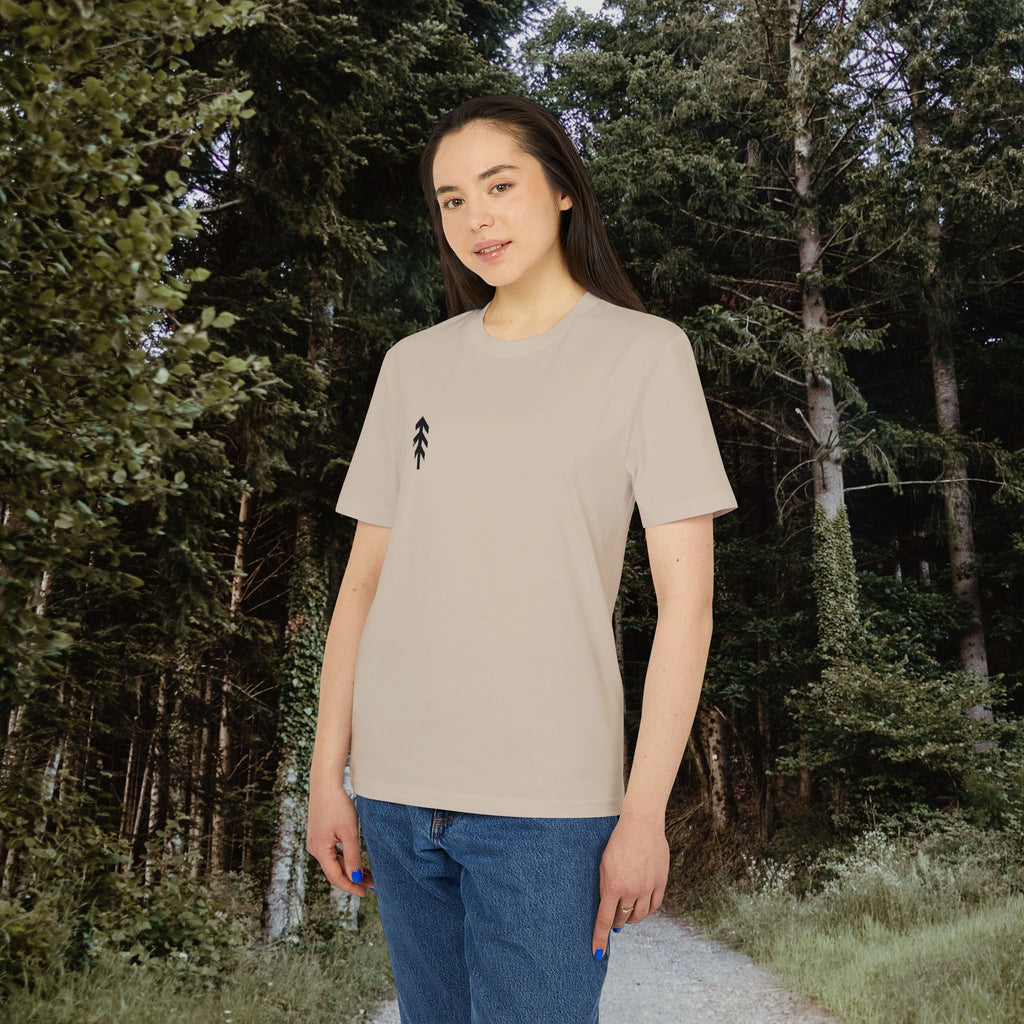 Explorer T-Shirt - Outdoor Shirt mit Wandersohle, Natur-inspiriertes Shirt, Baumwolle, Medium Fit