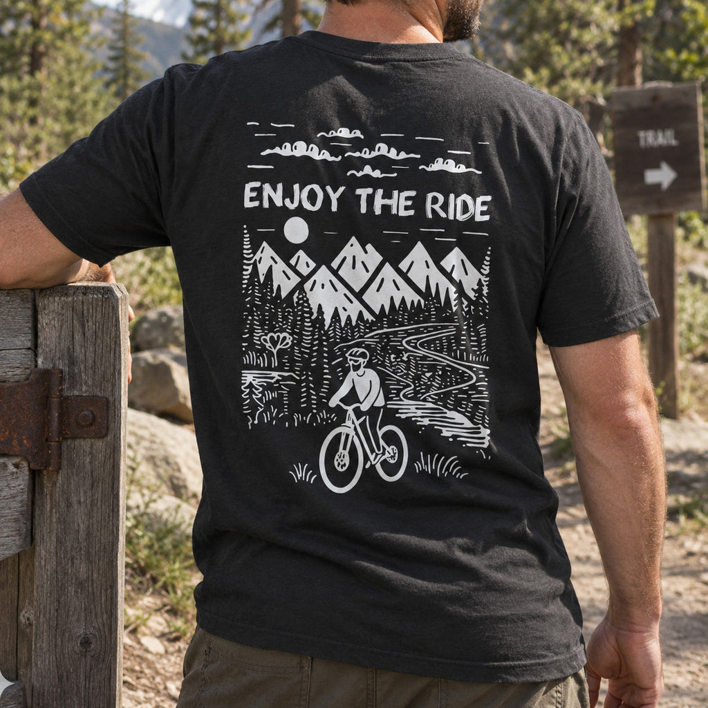 Enjoy the Ride – Mountainbike T-Shirt