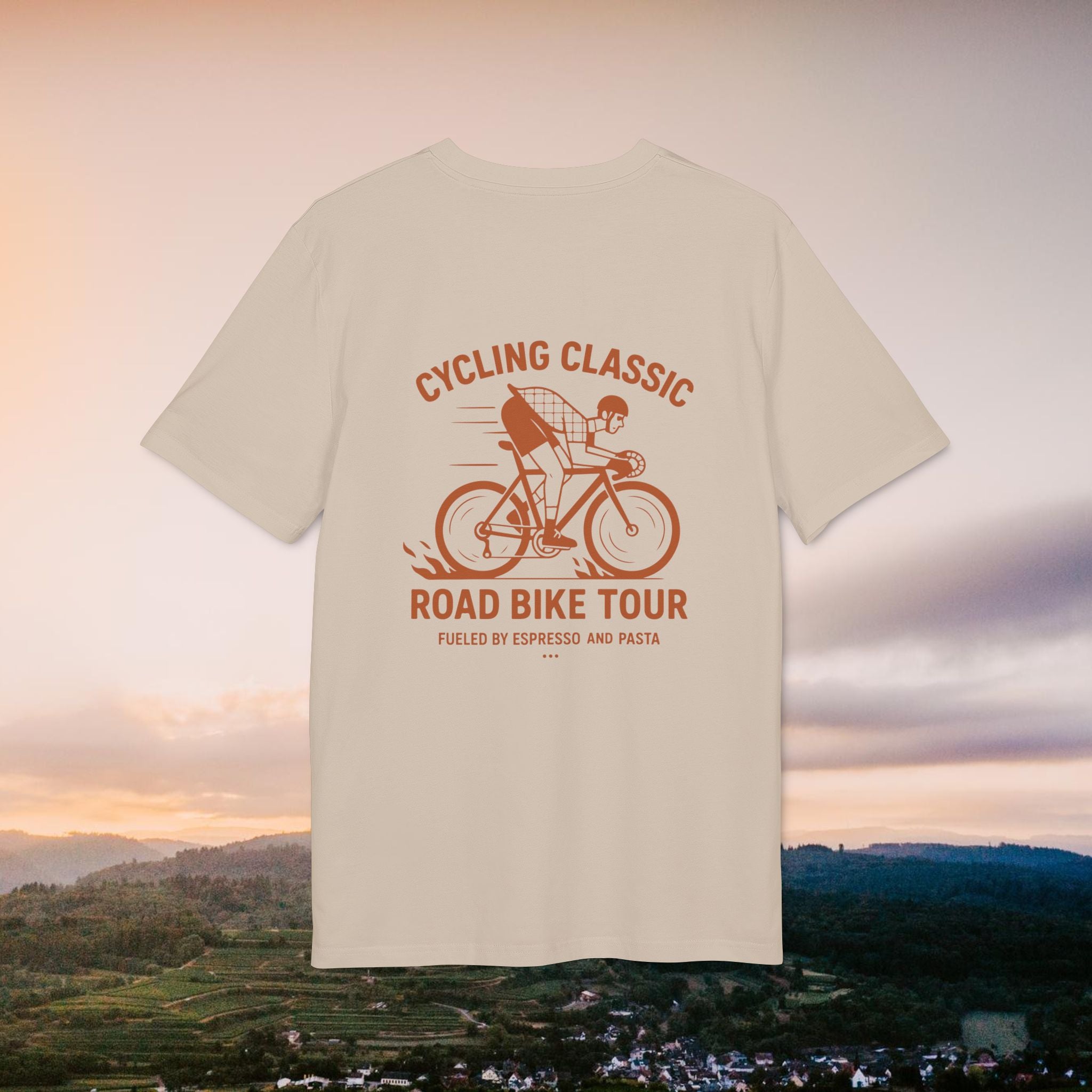 Cycling Classic T-Shirt – Rennrad Tour | Fahrrad Design | Unisex Bio-Baumwollshirt