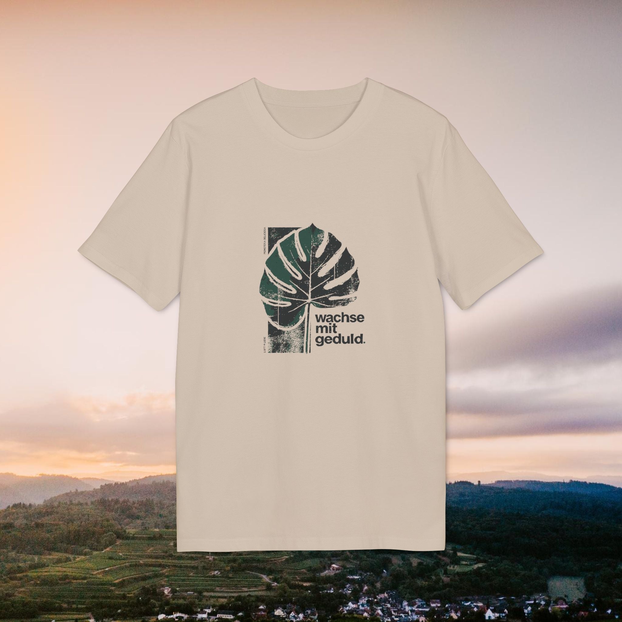 Monstera Deliciosa T-Shirt – Retro Pflanzen Shirt | Unisex Botanisches T-Shirt im Vintage Cottagecore Look | Geschenk für Pflanzenliebhaber