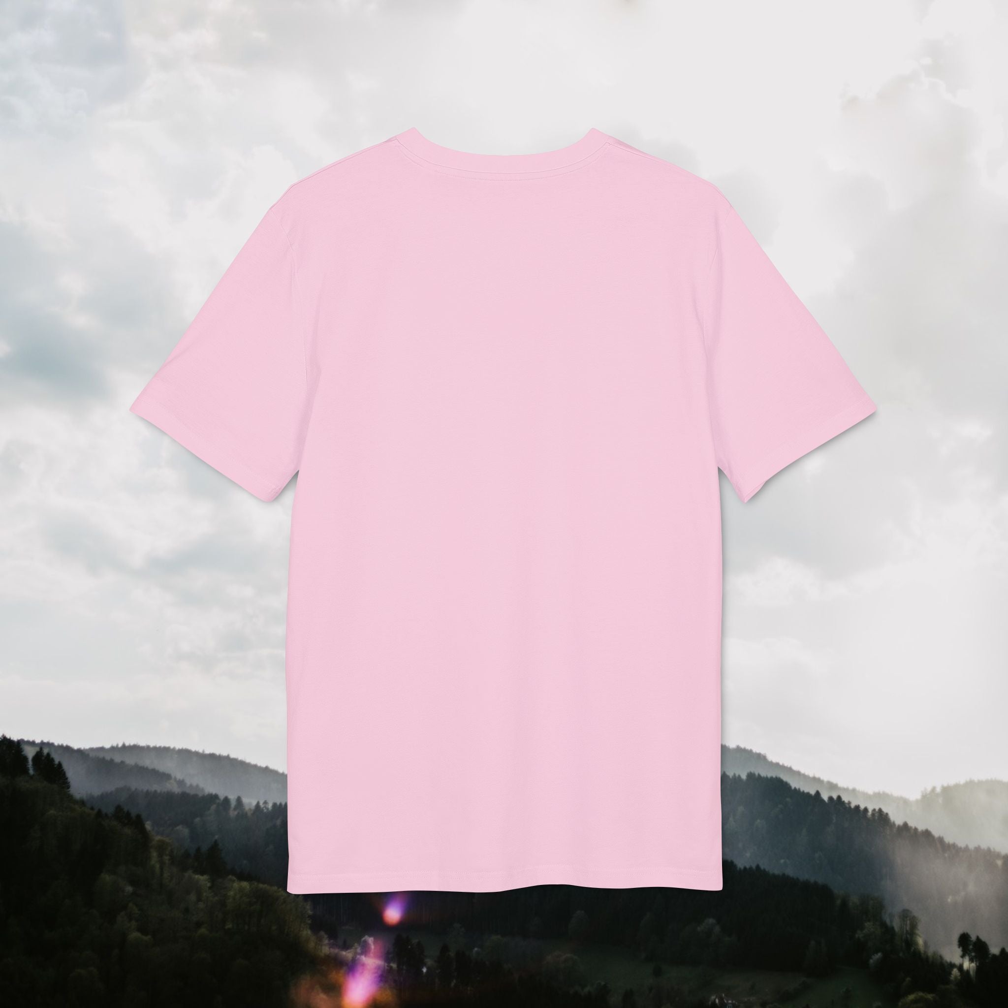 Get Outside T-Shirt – Outdoor Illustration mit Bergen & Wald | Unisex Bio-Baumwollshirt
