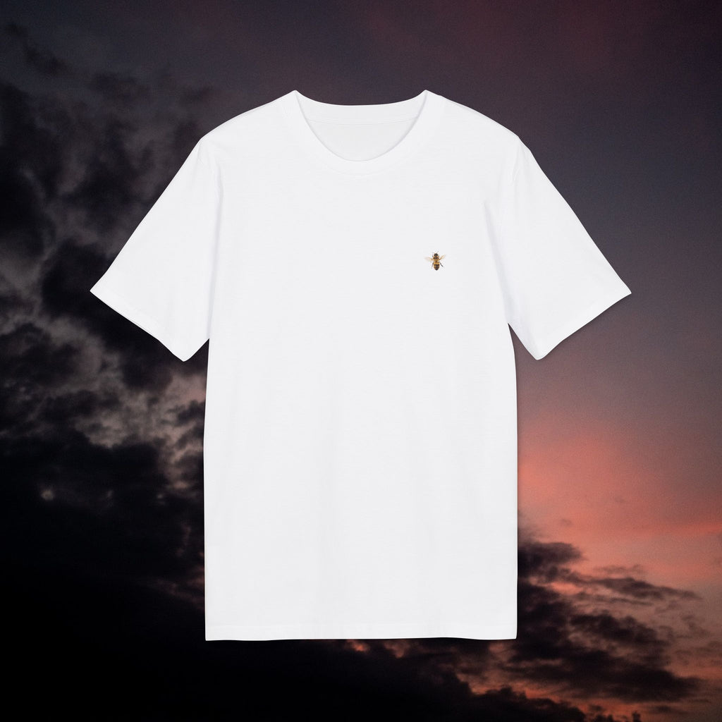 T-Shirt aus Bio-Baumwolle mit Biene Druck vorne und hinten