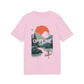 Stand Up Paddle, Berge Outdoor Shirt, Illustration, Vintage-inspiriertes Baumwoll-T-Shirt, Unisex-T-Shirt