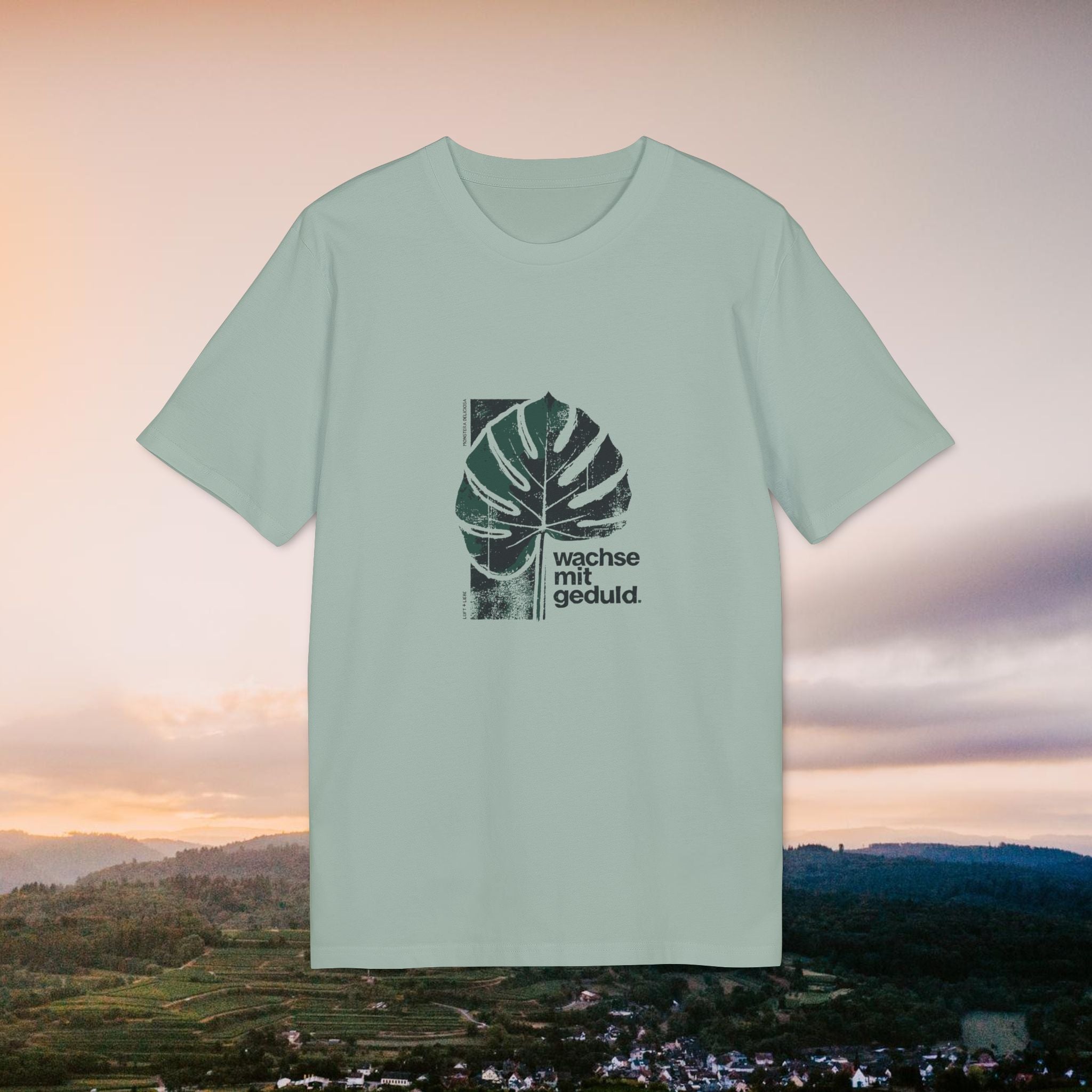 Monstera Deliciosa T-Shirt – Retro Pflanzen Shirt | Unisex Botanisches T-Shirt im Vintage Cottagecore Look | Geschenk für Pflanzenliebhaber