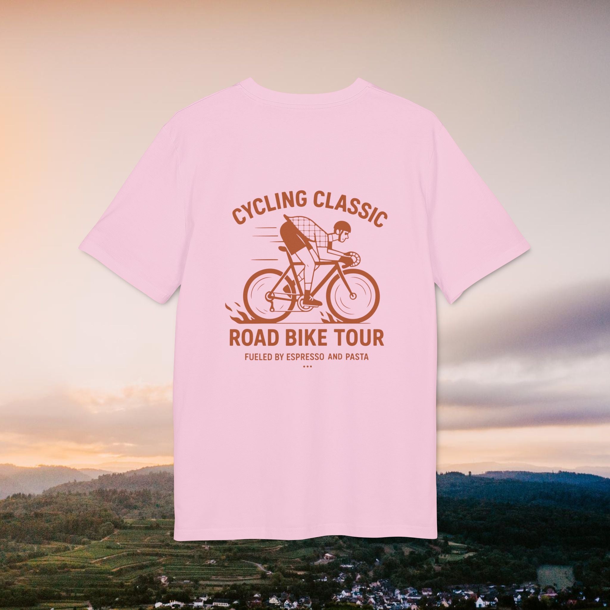 Cycling Classic T-Shirt – Rennrad Tour | Fahrrad Design | Unisex Bio-Baumwollshirt