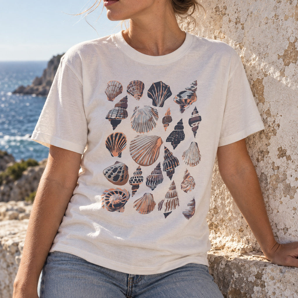 Muschel Illustration – Meer T-Shirt