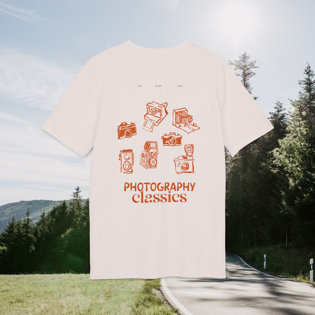 Photography Classics T-Shirt, Retro Kamera Shirt, Geschenk für Fotografen, Vintage Camera Design, Analog Fotografie, Baumwolle