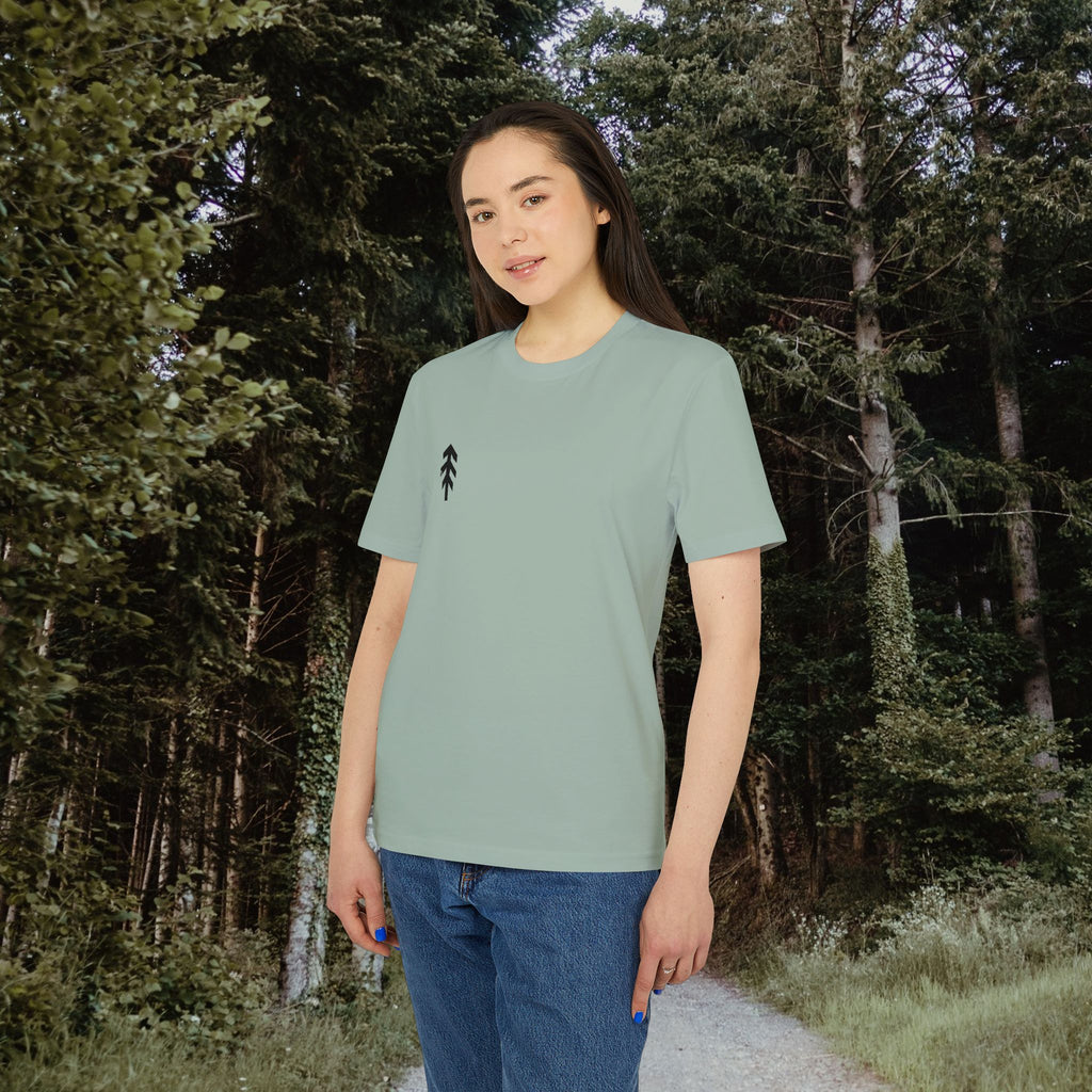 Explorer T-Shirt - Outdoor Shirt mit Wandersohle, Natur-inspiriertes Shirt, Baumwolle, Medium Fit