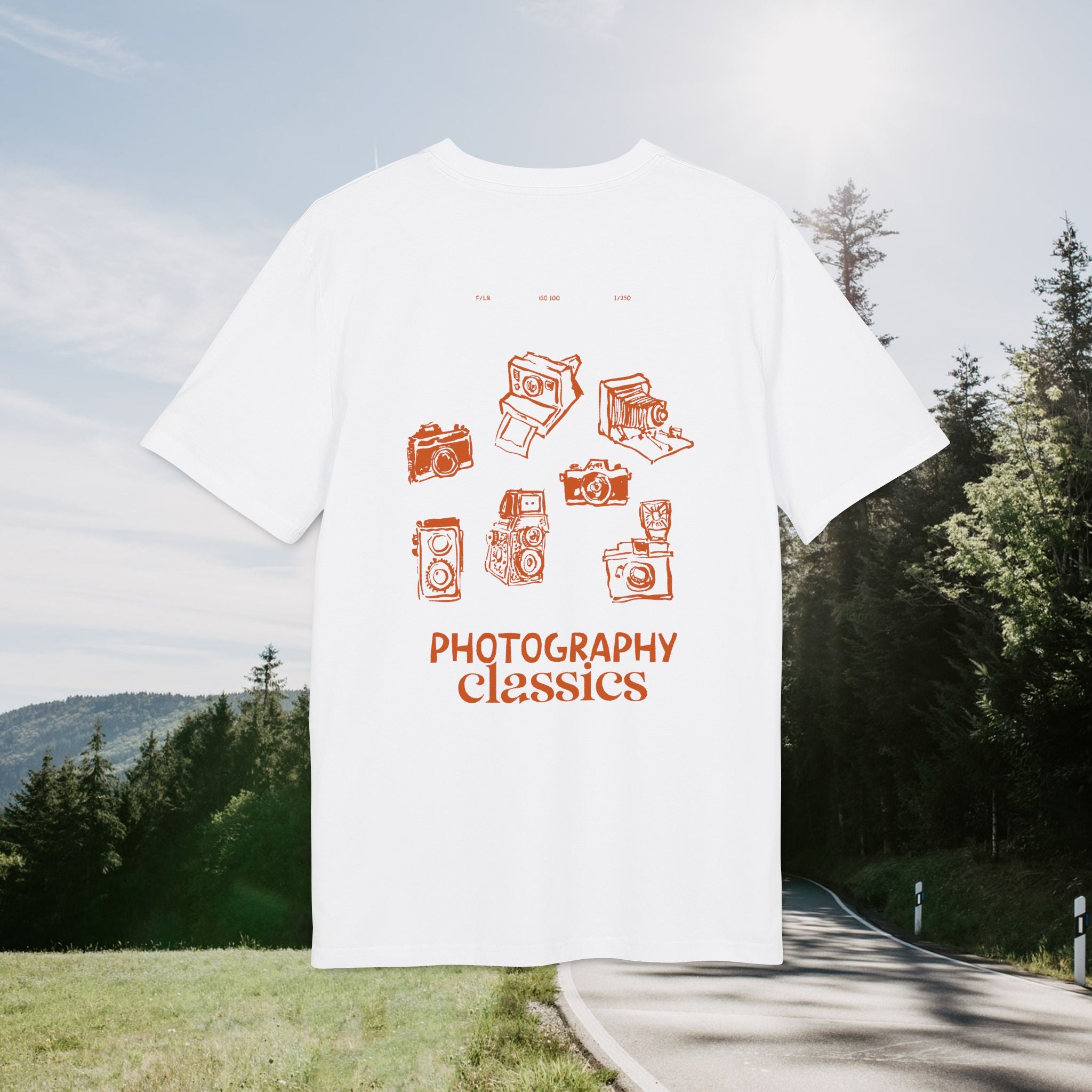 Photography Classics T-Shirt, Retro Kamera Shirt, Geschenk für Fotografen, Vintage Camera Design, Analog Fotografie, Baumwolle