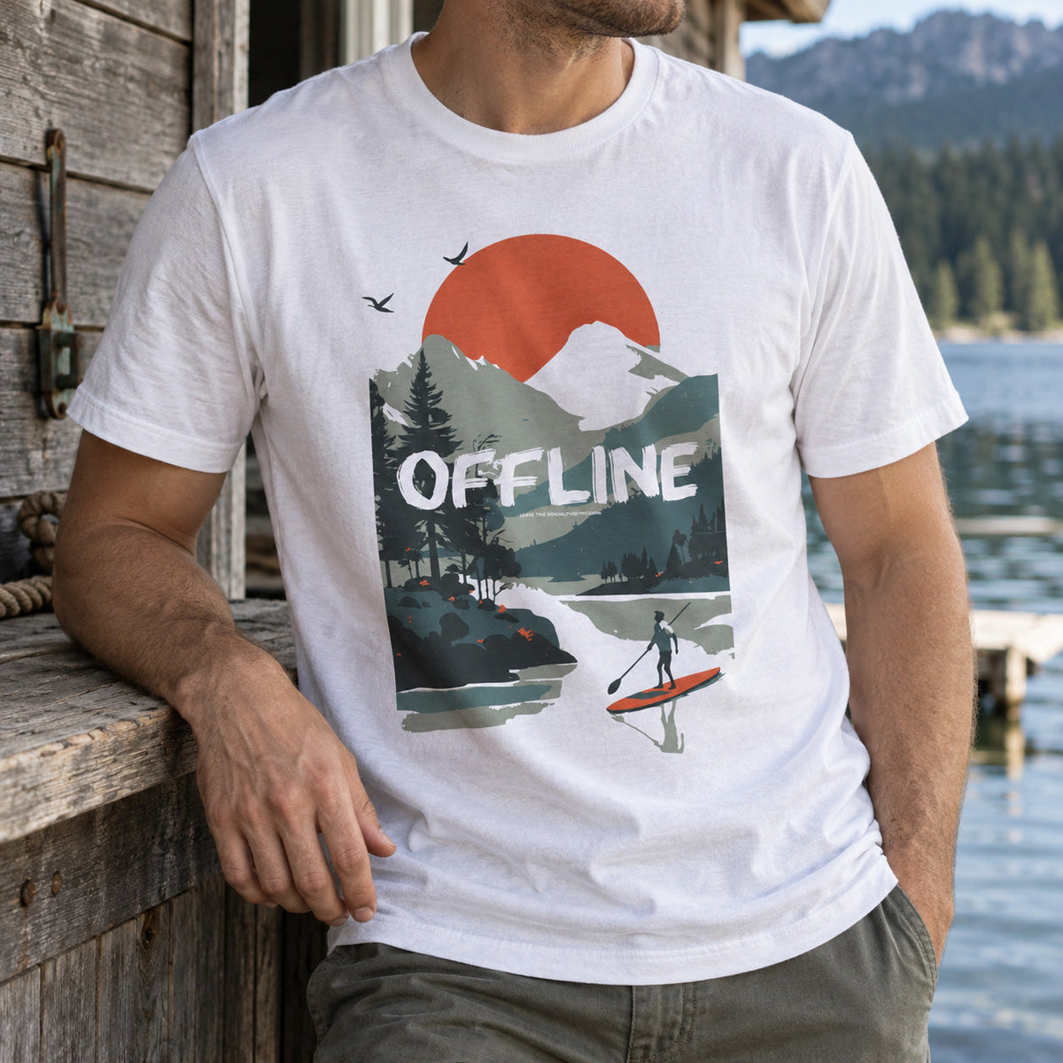 Stand Up Paddle – Outdoor T-Shirt