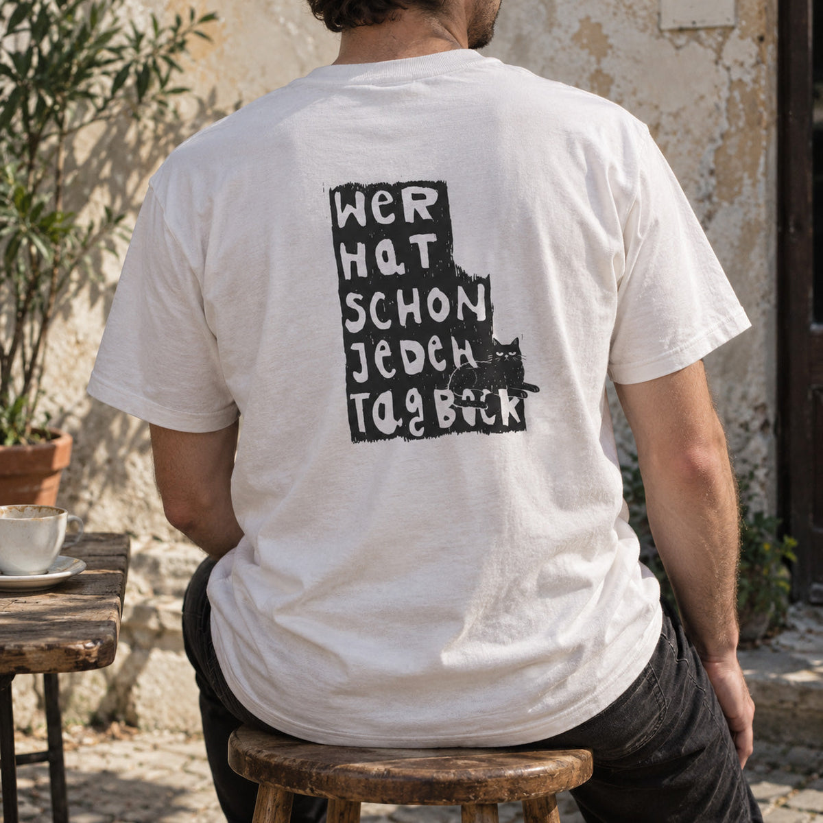 Wer hat schon jeden Tag Bock – Katzen T-Shirt