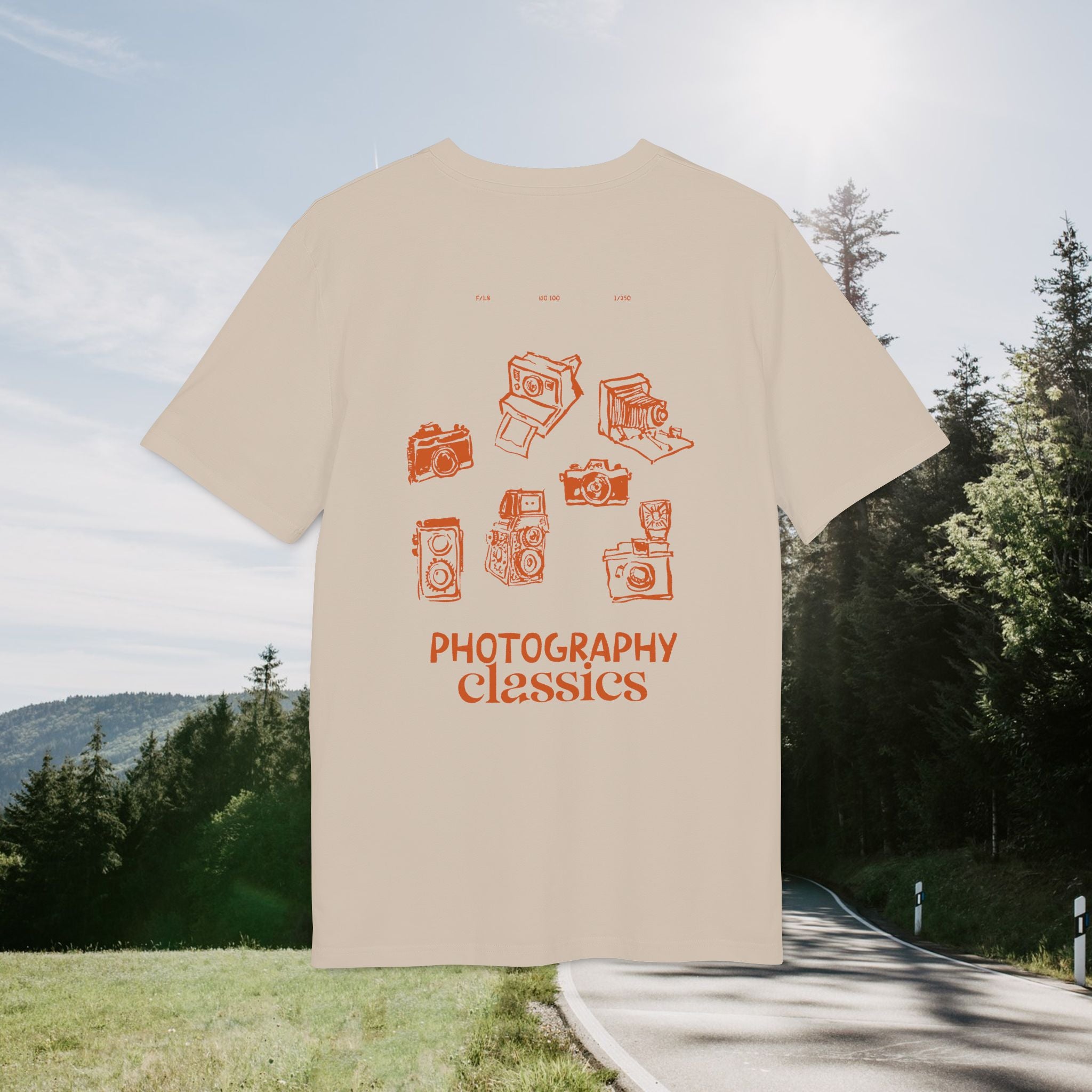 Photography Classics T-Shirt, Retro Kamera Shirt, Geschenk für Fotografen, Vintage Camera Design, Analog Fotografie, Baumwolle