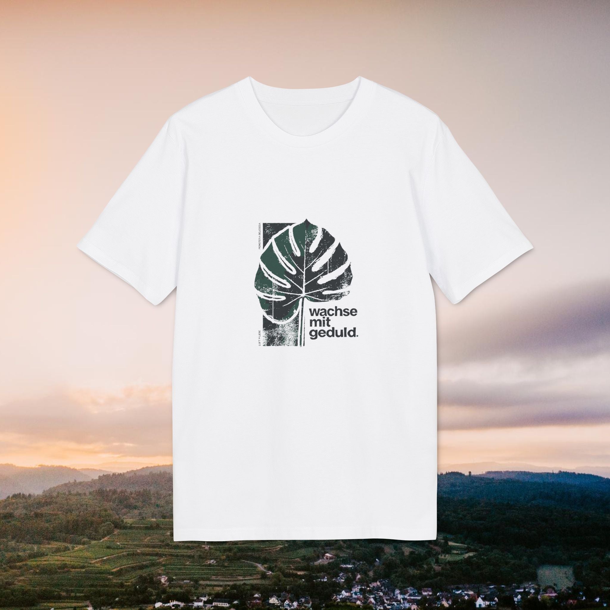 Monstera Deliciosa T-Shirt – Retro Pflanzen Shirt | Unisex Botanisches T-Shirt im Vintage Cottagecore Look | Geschenk für Pflanzenliebhaber