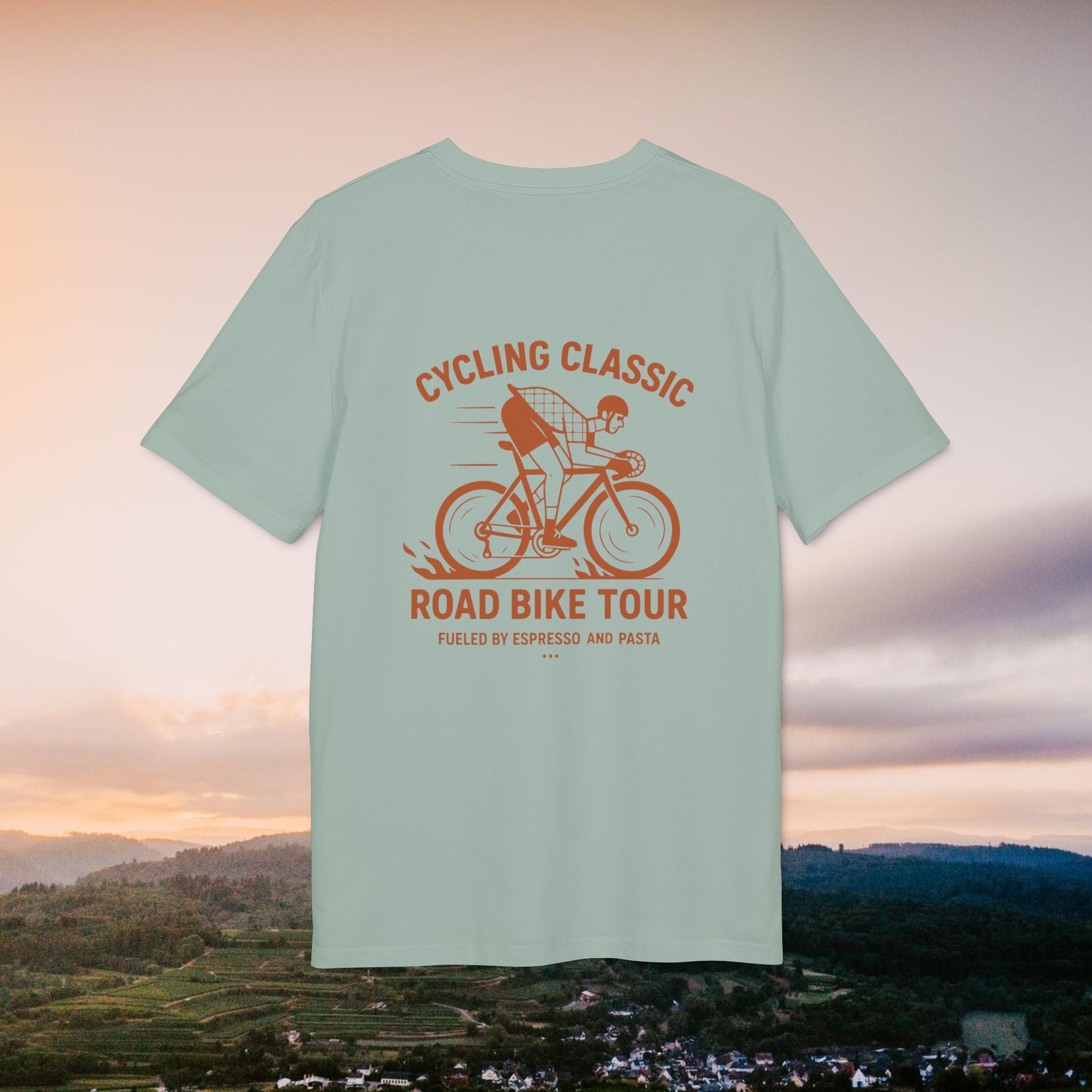 Cycling Classic T-Shirt – Rennrad Tour | Fahrrad Design | Unisex Bio-Baumwollshirt