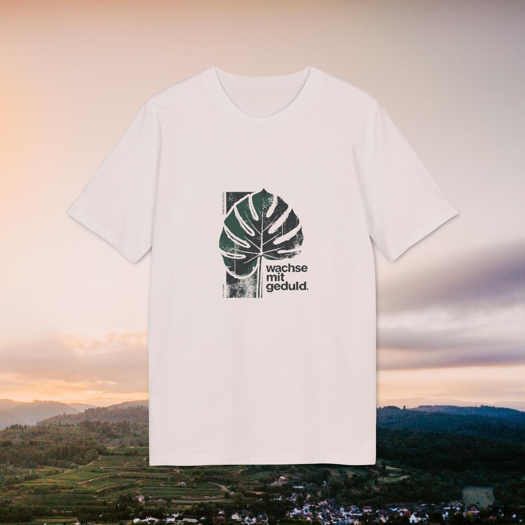 Monstera Deliciosa T-Shirt – Retro Pflanzen Shirt | Unisex Botanisches T-Shirt im Vintage Cottagecore Look | Geschenk für Pflanzenliebhaber