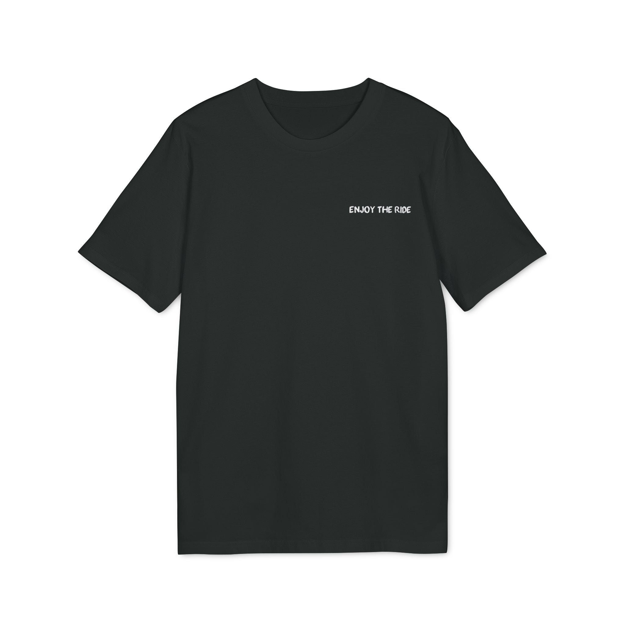 Enjoy the Ride T-Shirt, Mountainbike-Abenteuer Design für Outdoor-Fans Baumwoll-T-Shirt, Unisex-T-Shirt