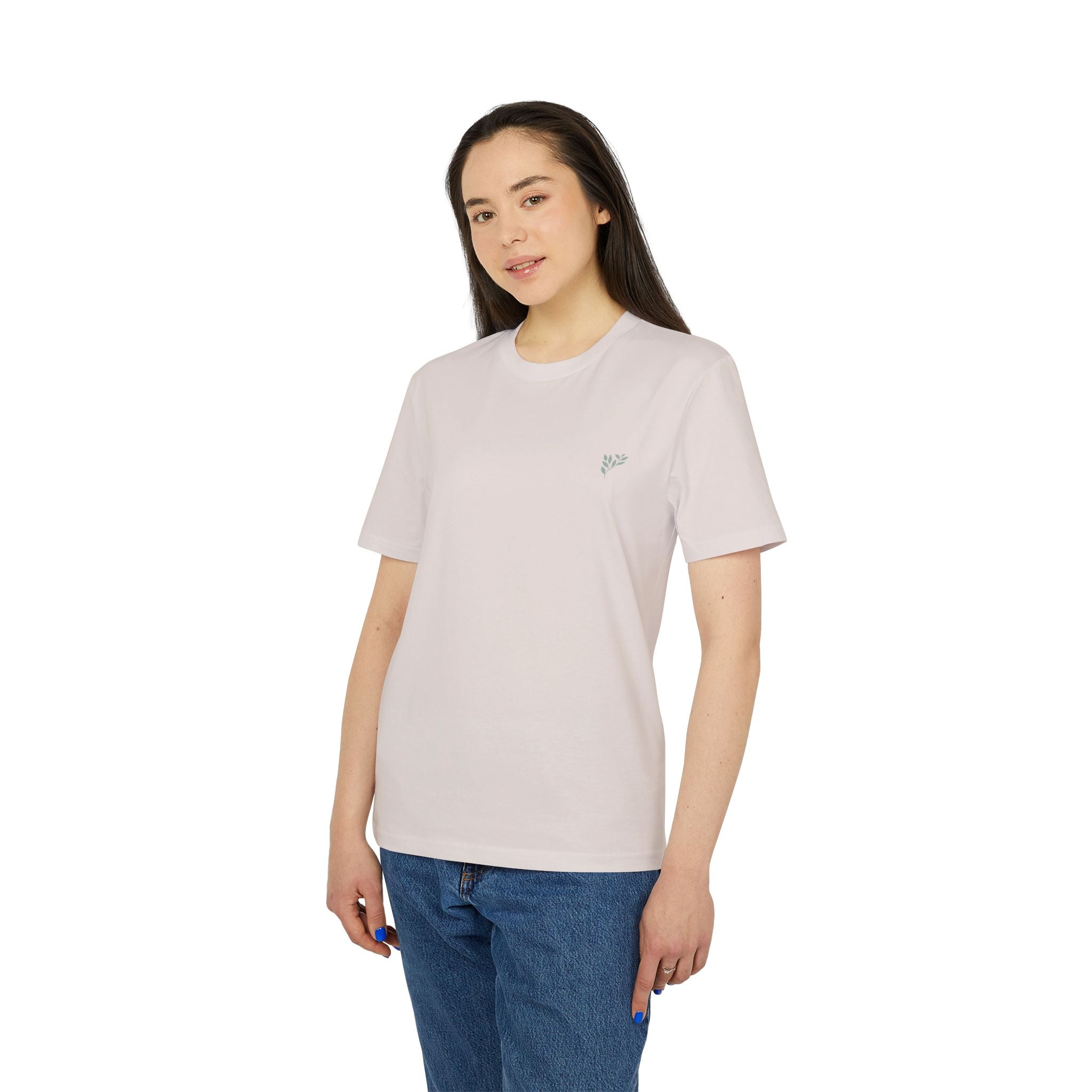 LUFT + LIEBE T-Shirt – Statement-Shirt mit Naturillustration | Rückendruck & Logo vorn | Unisex Bio-Baumwollshirt