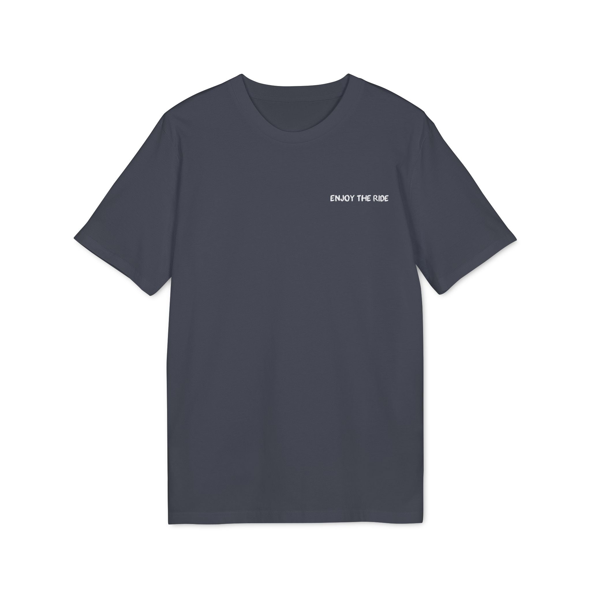 Enjoy the Ride T-Shirt, Mountainbike-Abenteuer Design für Outdoor-Fans Baumwoll-T-Shirt, Unisex-T-Shirt