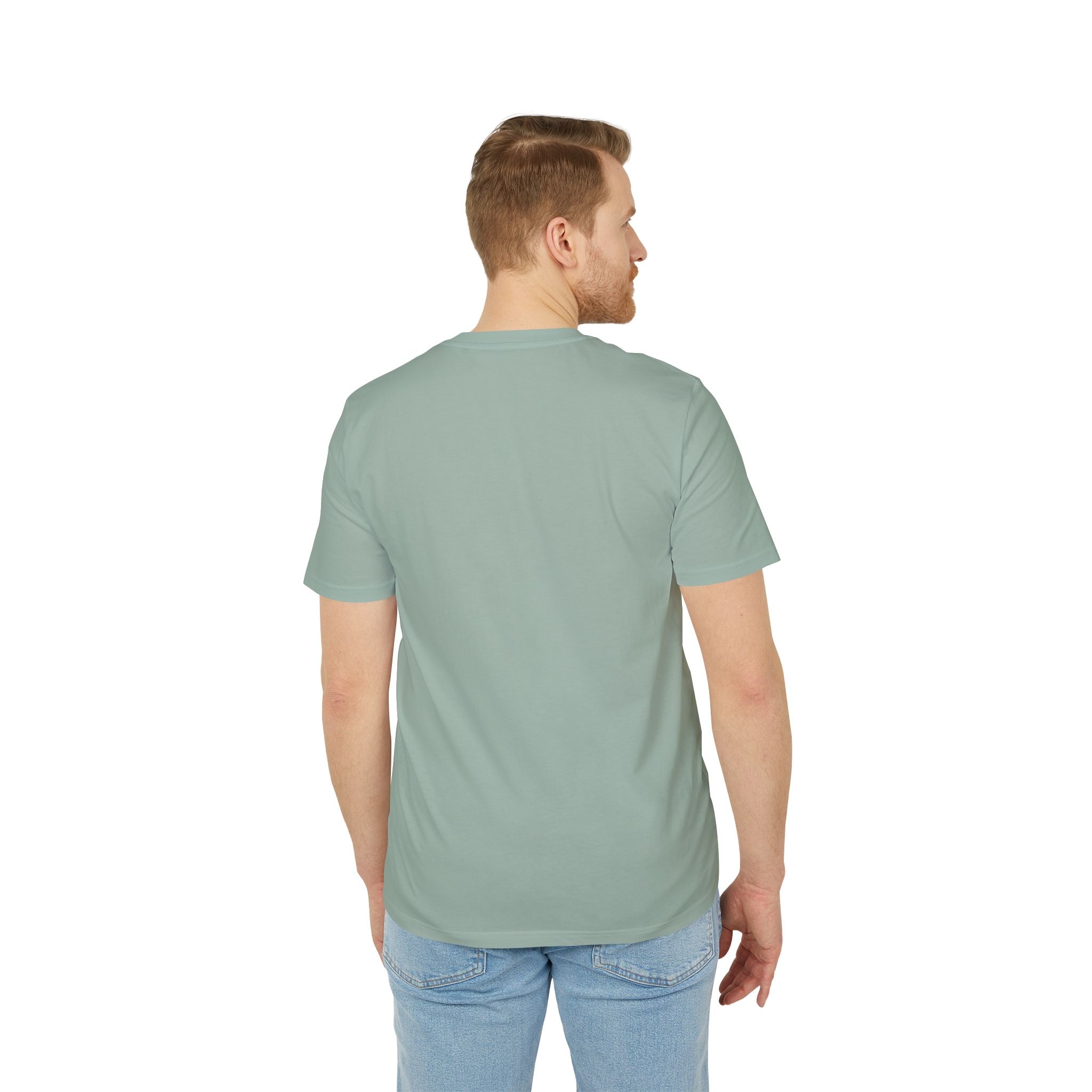 Get Outside T-Shirt – Outdoor Illustration mit Bergen & Wald | Unisex Bio-Baumwollshirt