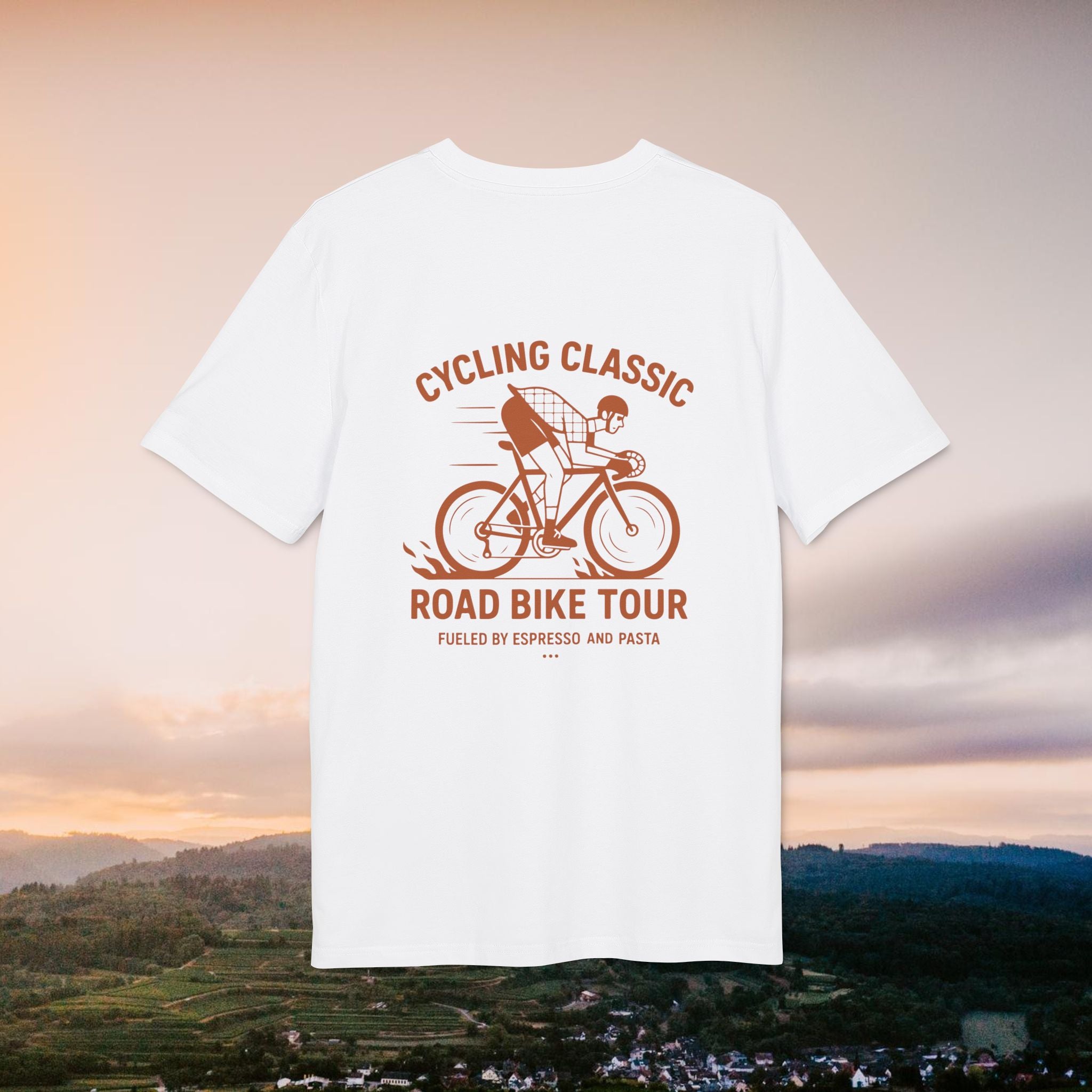 Cycling Classic T-Shirt – Rennrad Tour | Fahrrad Design | Unisex Bio-Baumwollshirt