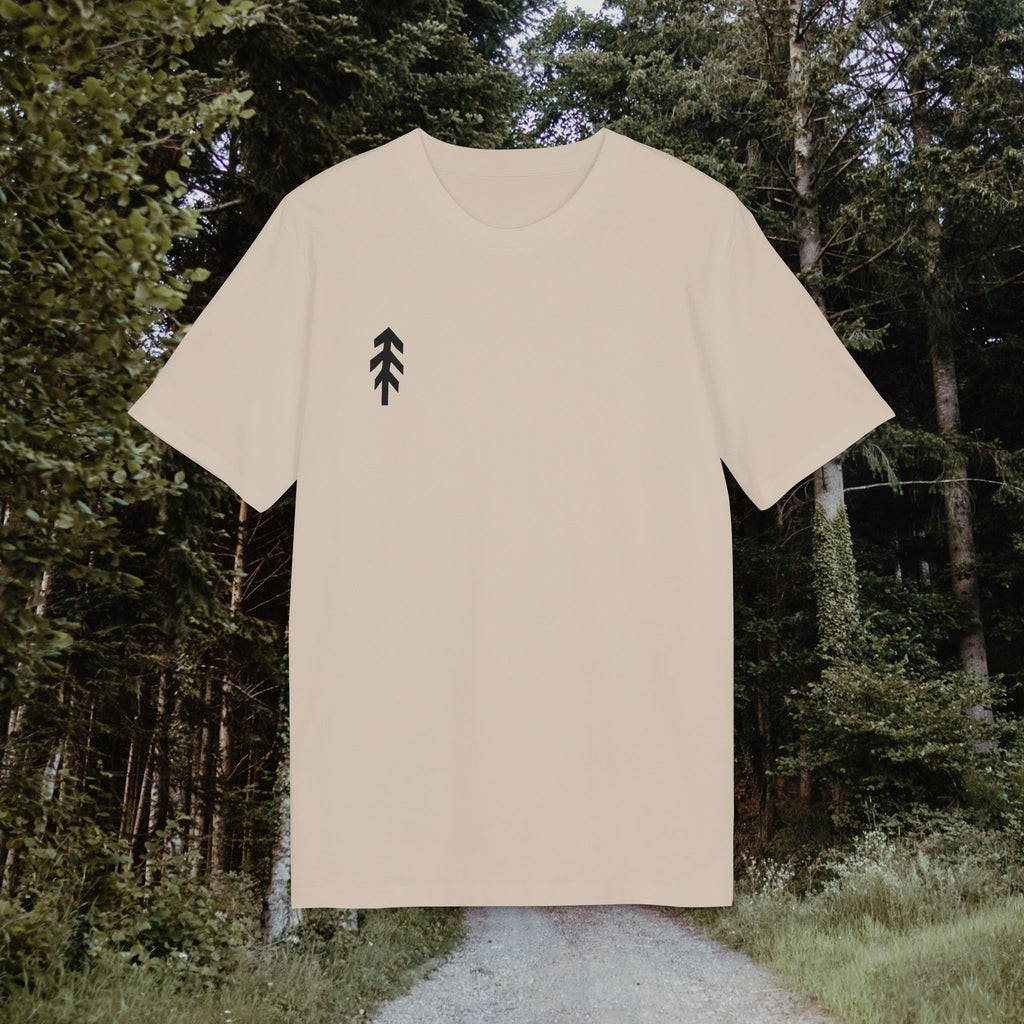 Explorer T-Shirt - Outdoor Shirt mit Wandersohle, Natur-inspiriertes Shirt, Baumwolle, Medium Fit