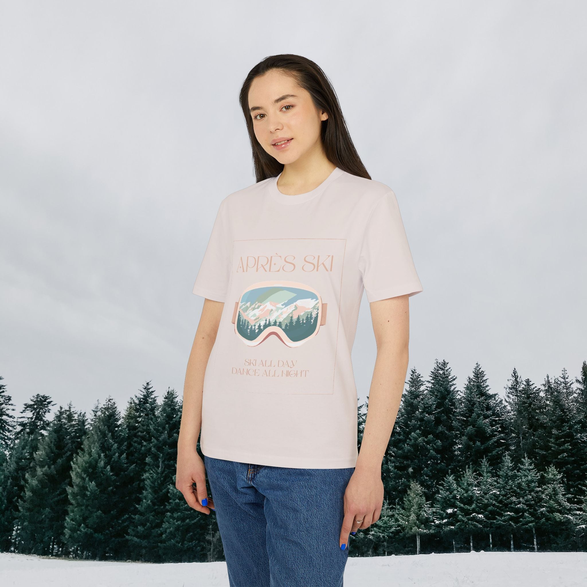 Après-Ski T-Shirt, Ski All Day Dance All Night, Winter Skifahren Tshirt, Skibrille Shirt, Unisex T-Shirt