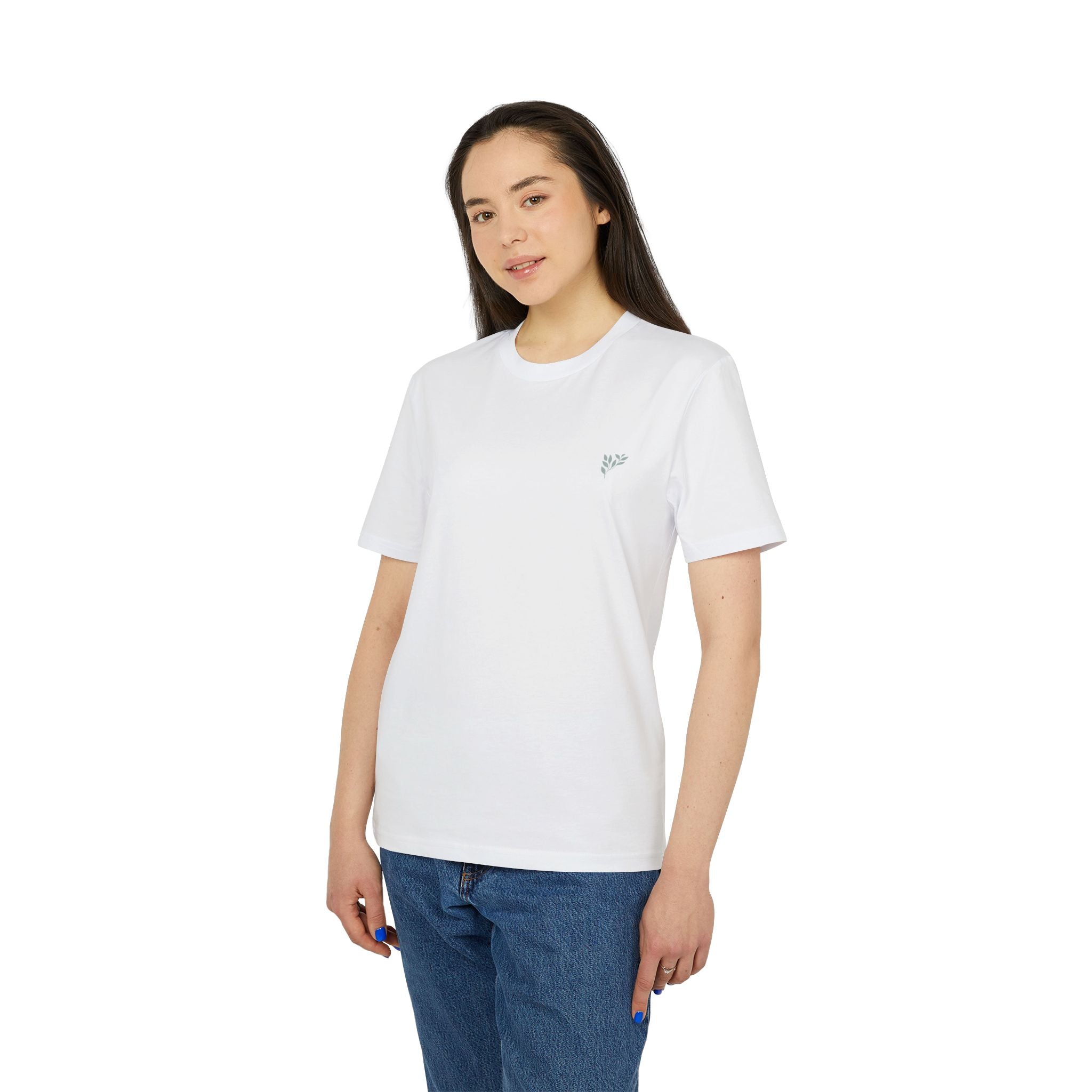 LUFT + LIEBE T-Shirt – Statement-Shirt mit Naturillustration | Rückendruck & Logo vorn | Unisex Bio-Baumwollshirt
