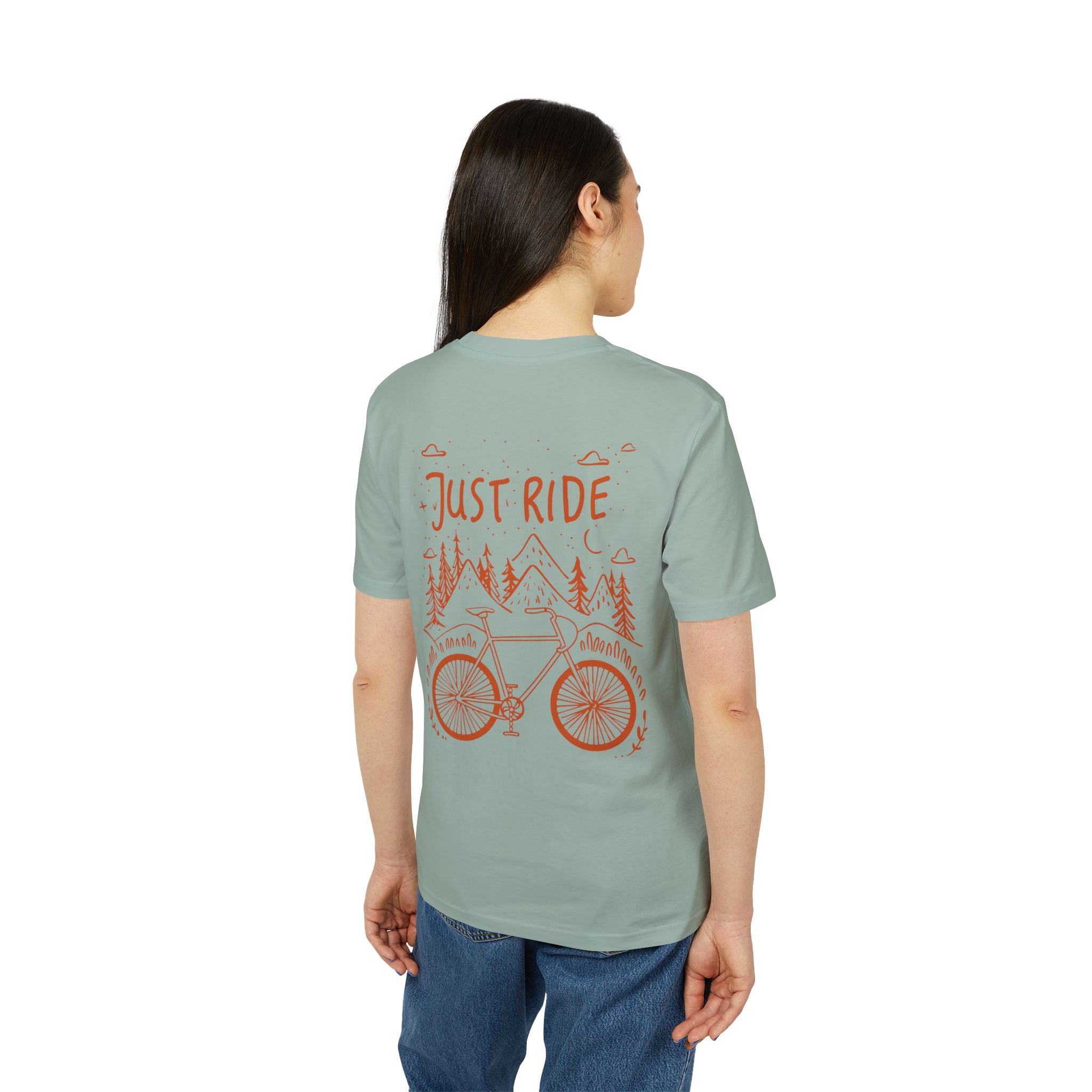 Fahrrad-Abenteuer-T-Shirt, Rennrad-T-Shirt, Just Ride-Shirt, Geschenk für Outdoor-Liebhaber, Vintage-Natur-Top